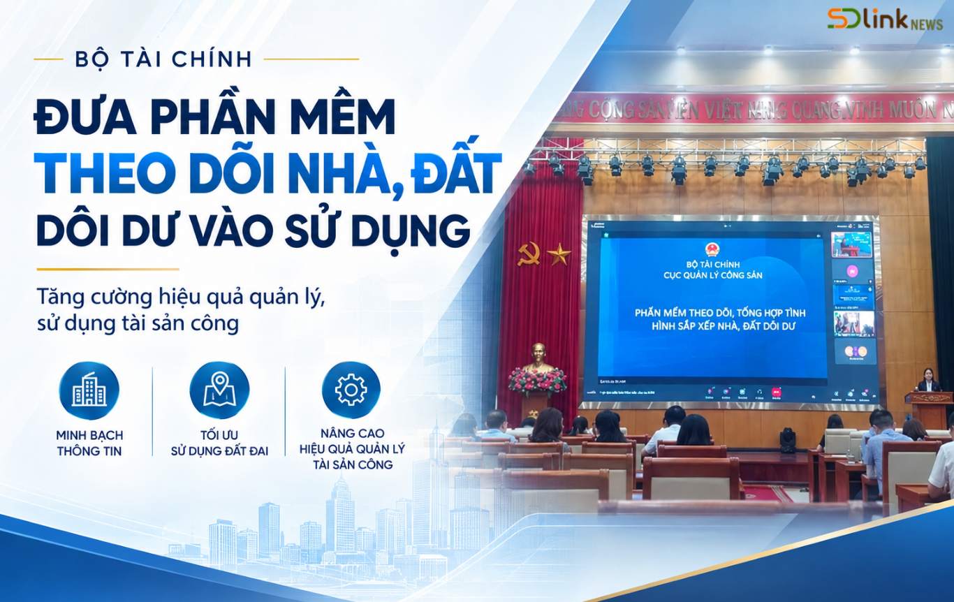 Ảnh chính Bộ Tài chính đưa phần mềm theo dõi nhà, đất dôi dư vào sử dụng