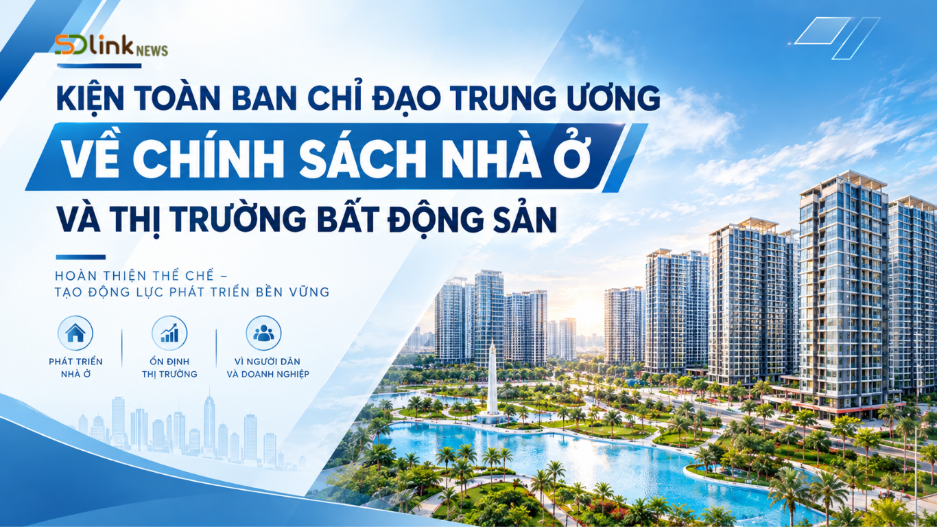 Ảnh chính Kiện toàn Ban Chỉ đạo Trung ương về chính sách nhà ở và thị trường bất động sản
