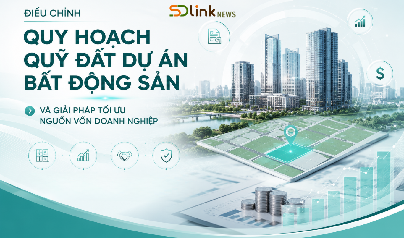 Ảnh chính Điều chỉnh quy hoạch quỹ đất dự án bất động sản và giải pháp tối ưu nguồn vốn doanh nghiệp 