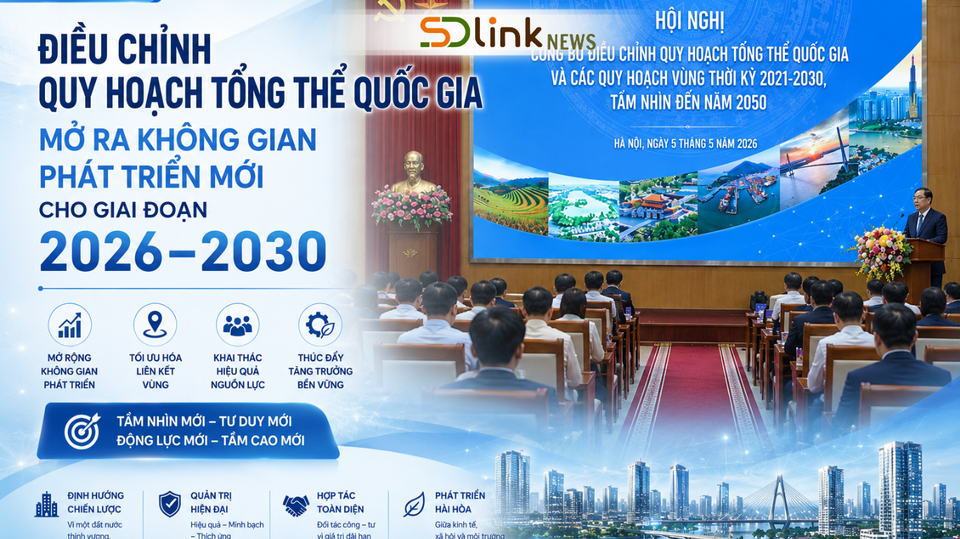 Ảnh chính Điều chỉnh Quy hoạch tổng thể quốc gia mở ra không gian phát triển mới cho giai đoạn 2026–2030