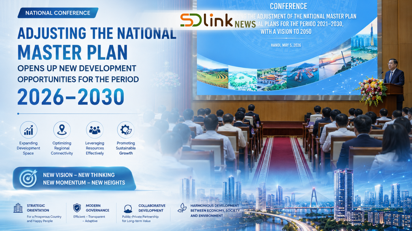 Ảnh chính Adjusting the National Master Plan opens up new development opportunities for the period 2026–2030.
